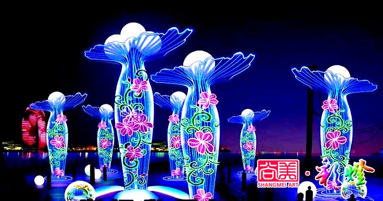 夏夜燈光璀璨，自貢燈會(huì)閃亮新疆伊犁